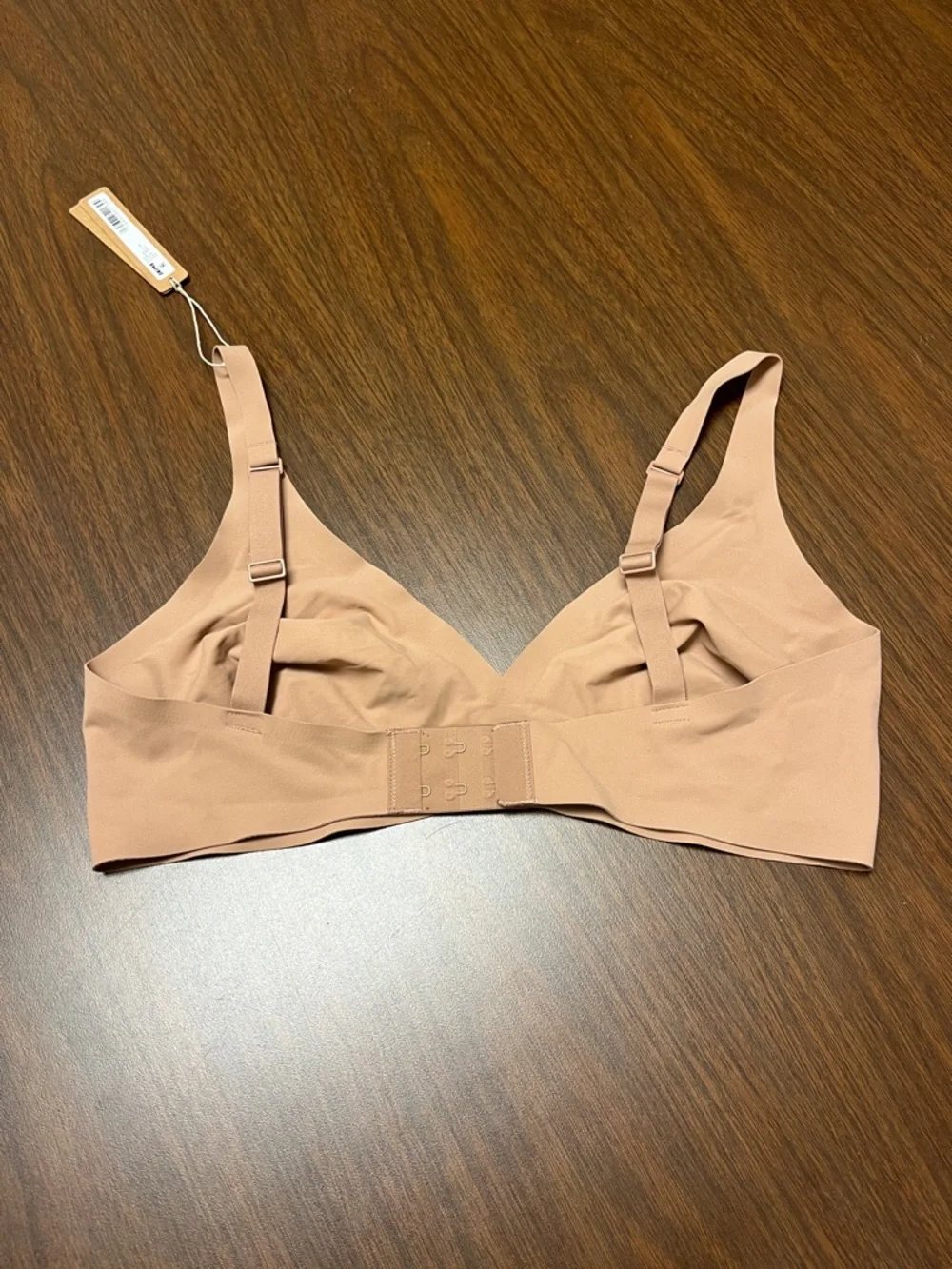 SKIMS Naked Plunge Bralette in Sienna, size large, new with tags - Picture 5 of 11